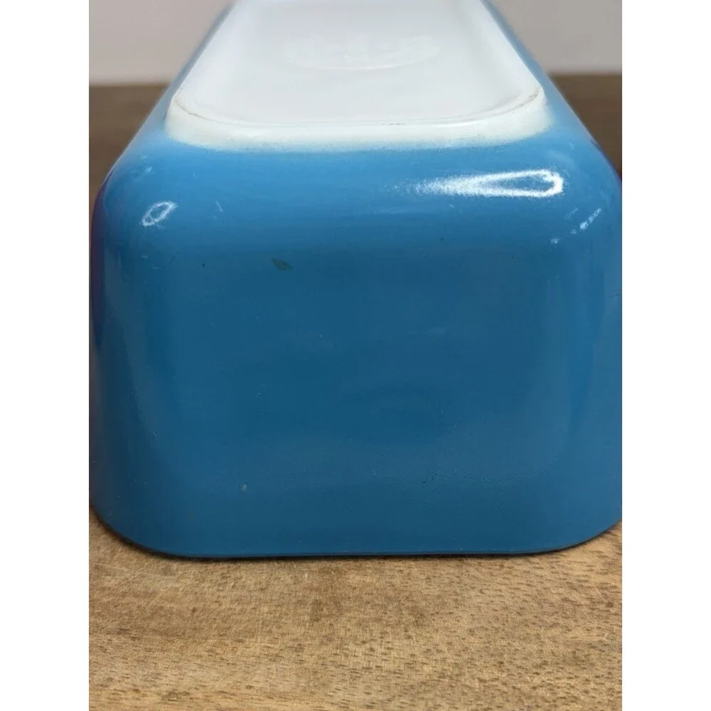 Pyrex Primary Colors 3 Pc Refrigerator Dishes 501 502 Vintage No Lids Red Blue